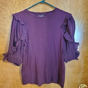 Express purple top XS